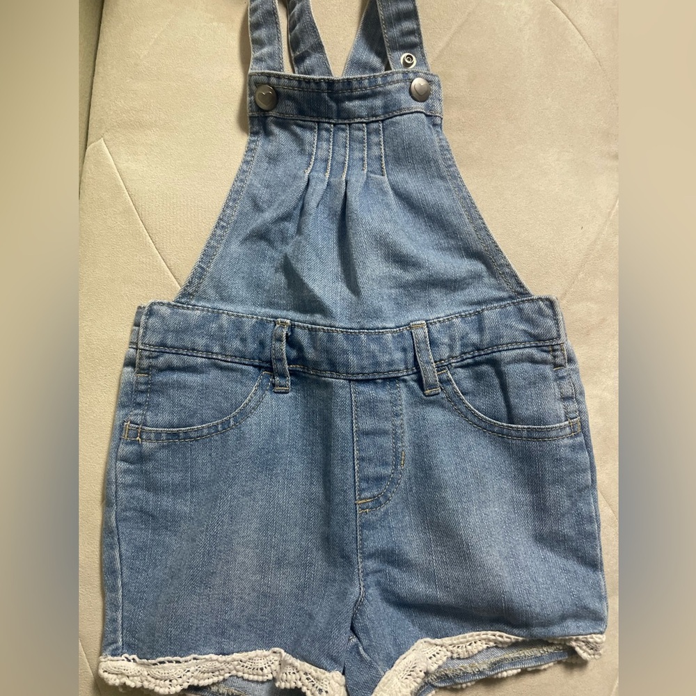The children’s place Jean overalls girls size 3t